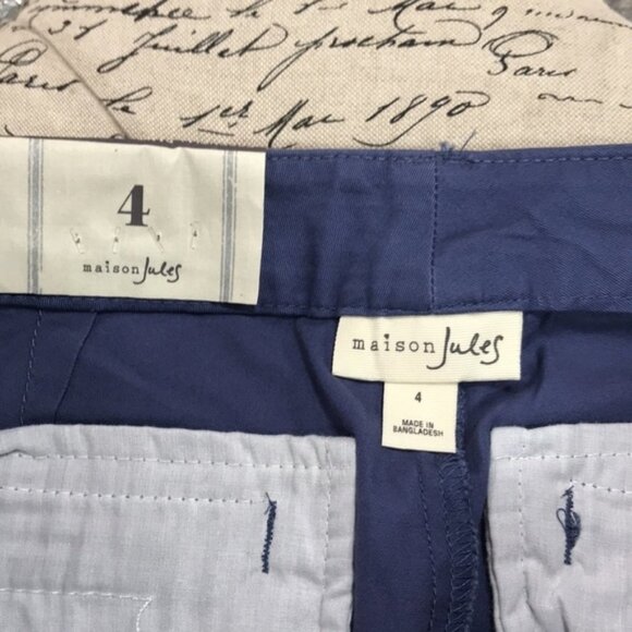 Maison Jules Slim Ankle Pants - Picture 6 of 9